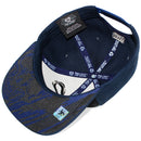 TOP LEVEL : SKULL | All-over Print and Front-raised Eyes and Nose Embroidery Design Snapback Cap