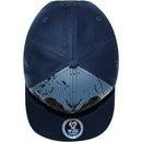 TOP LEVEL : SKULL | All-over Print and Front-raised Eyes and Nose Embroidery Design Snapback Cap