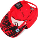TOP LEVEL : SKULL | All-over Print and Front-raised Eyes and Nose Embroidery Design Snapback Cap