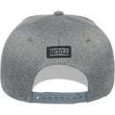 TOP LEVEL : SKULL | Front-raised Three Skulls Embroidery with Trippy Skull Print Design Snapback Cap