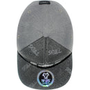 TOP LEVEL : SKULL | Front-raised Three Skulls Embroidery with Trippy Skull Print Design Snapback Cap