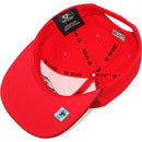 TOP LEVEL : SKULL | Front-raised Three Skulls Embroidery with Trippy Skull Print Design Snapback Cap