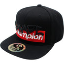 TOP LEVEL : SAVAGE CHAMPION | Front Raised Verbiage Design Snapback Cap