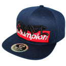 TOP LEVEL : SAVAGE CHAMPION | Front Raised Verbiage Design Snapback Cap