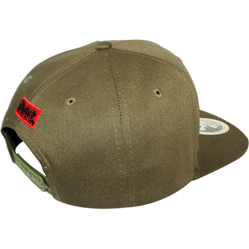 TOP LEVEL : SAVAGE CHAMPION | Front Raised Verbiage Design Snapback Cap