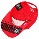 TOP LEVEL : SAVAGE CHAMPION | Front Raised Verbiage Design Snapback Cap