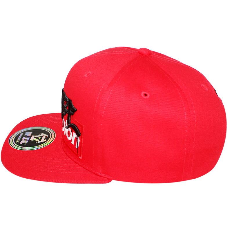 TOP LEVEL : SAVAGE CHAMPION | Front Raised Verbiage Design Snapback Cap