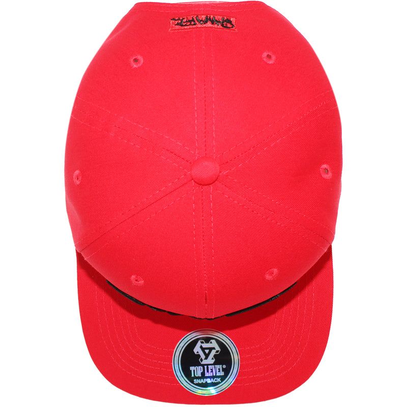 TOP LEVEL : SAVAGE CHAMPION | Front Raised Verbiage Design Snapback Cap