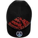 TOP LEVEL : SAVAGE | Front-raised Verbiage with Red Cotton Patch Design Snapback Cap