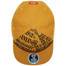 TOP LEVEL : SAVAGE | Front-raised Verbiage with Red Cotton Patch Design Snapback Cap