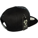 TOP LEVEL : SAVAGE | Verbiage with Marble Pattern Print Design Snapback Cap