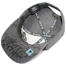 TOP LEVEL : SAVAGE | Front-raised Verbiage Design with Dripping Detail & Tie-dye Print Design Snapback Cap