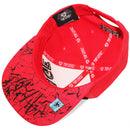 TOP LEVEL : SAVAGE | Front-raised Verbiage Design with Dripping Detail & Tie-dye Print Design Snapback Cap