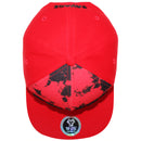 TOP LEVEL : SAVAGE | Front-raised Verbiage Design with Dripping Detail & Tie-dye Print Design Snapback Cap