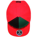 TOP LEVEL : SAVAGE | Front Raised Embroidery with Color Block Design Snapback Cap