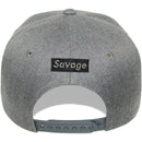 TOP LEVEL : SAVAGE | Front-raised Savage Verbiage Embroidery Design Snapback Cap