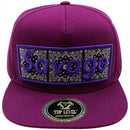 TOP LEVEL : SAVAGE | Front-raised Savage Verbiage Embroidery Design Snapback Cap
