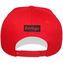 TOP LEVEL : SAVAGE | Front-raised Savage Verbiage Embroidery Design Snapback Cap
