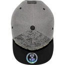 TOP LEVEL : SAVAGE | Front-raised Verbiage Embroidery with Street Graffiti Print Design Snapback Cap