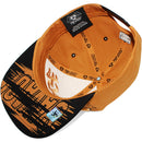 TOP LEVEL : SAVAGE | Front-raised Verbiage Embroidery with Street Graffiti Print Design Snapback Cap