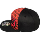 TOP LEVEL : SAVAGE | Front-raised Verbiage Embroidery with Cotton Patch Design Snapback Cap