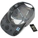 TOP LEVEL : TRIPPY | Verbiage with Drippin' Smiley Face Print Design Snapback Cap