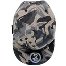 TOP LEVEL : USA | Map with Flag Design Snapback Cap