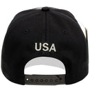 TOP LEVEL : USA | Map with Flag Design Snapback Cap