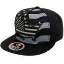 TOP LEVEL : USA | Map with Flag Design Snapback Cap