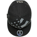 TOP LEVEL : USA | Map with Flag Design Snapback Cap