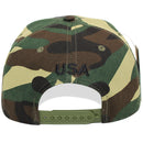 TOP LEVEL : USA | Map with Flag Design Snapback Cap