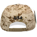 TOP LEVEL : USA | Map with Flag Design Snapback Cap