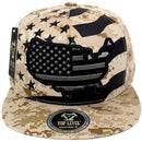 TOP LEVEL : USA | Map with Flag Design Snapback Cap