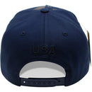 TOP LEVEL : USA | Map with Flag Design Snapback Cap