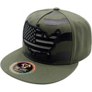 TOP LEVEL : USA | Map with Flag Design Snapback Cap