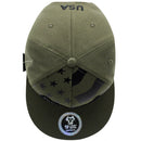 TOP LEVEL : USA | Map with Flag Design Snapback Cap
