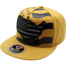 TOP LEVEL : USA | Map with Flag Design Snapback Cap
