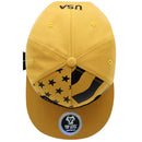 TOP LEVEL : USA | Map with Flag Design Snapback Cap