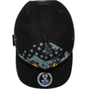 TOP LEVEL : USA | Embroidered Gold American Bald Eagle Emblem Design Snapback Cap