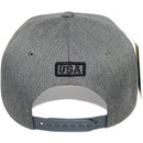 TOP LEVEL : USA | Embroidered Gold American Bald Eagle Emblem Design Snapback Cap