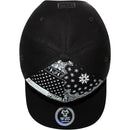 TOP LEVEL : VIBES | Front Raised Embroidery & All-over Bandana Print Design Snapback Cap