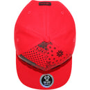 TOP LEVEL : VIBES | Front Raised Embroidery & All-over Bandana Print Design Snapback Cap