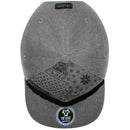 TOP LEVEL : VIBES | Front Raised Embroidery & All-over Bandana Print Design Snapback Cap