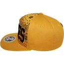 TOP LEVEL : VIBES | Front Raised Embroidery & All-over Bandana Print Design Snapback Cap