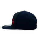 TOP LEVEL : HUSTLE | Red Patch Design Snapback Cap