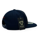 TOP LEVEL : HUSTLE | Red Patch Design Snapback Cap