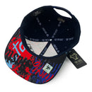 TOP LEVEL : HUSTLE | Red Patch Design Snapback Cap