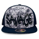 TOP LEVEL : SAVAGE | Tie-Dye Sublimation Design Snapback Cap