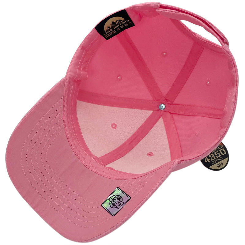4350 DISTRICT : Y4361 | Plain Unisex Velcro Baseball Cap