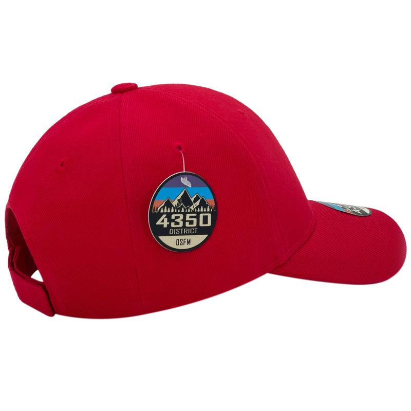 4350 DISTRICT : Y4361 | Plain Unisex Velcro Baseball Cap